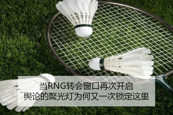 当RNG转会窗口再次开启 舆论的聚光灯为何又一次锁定这里